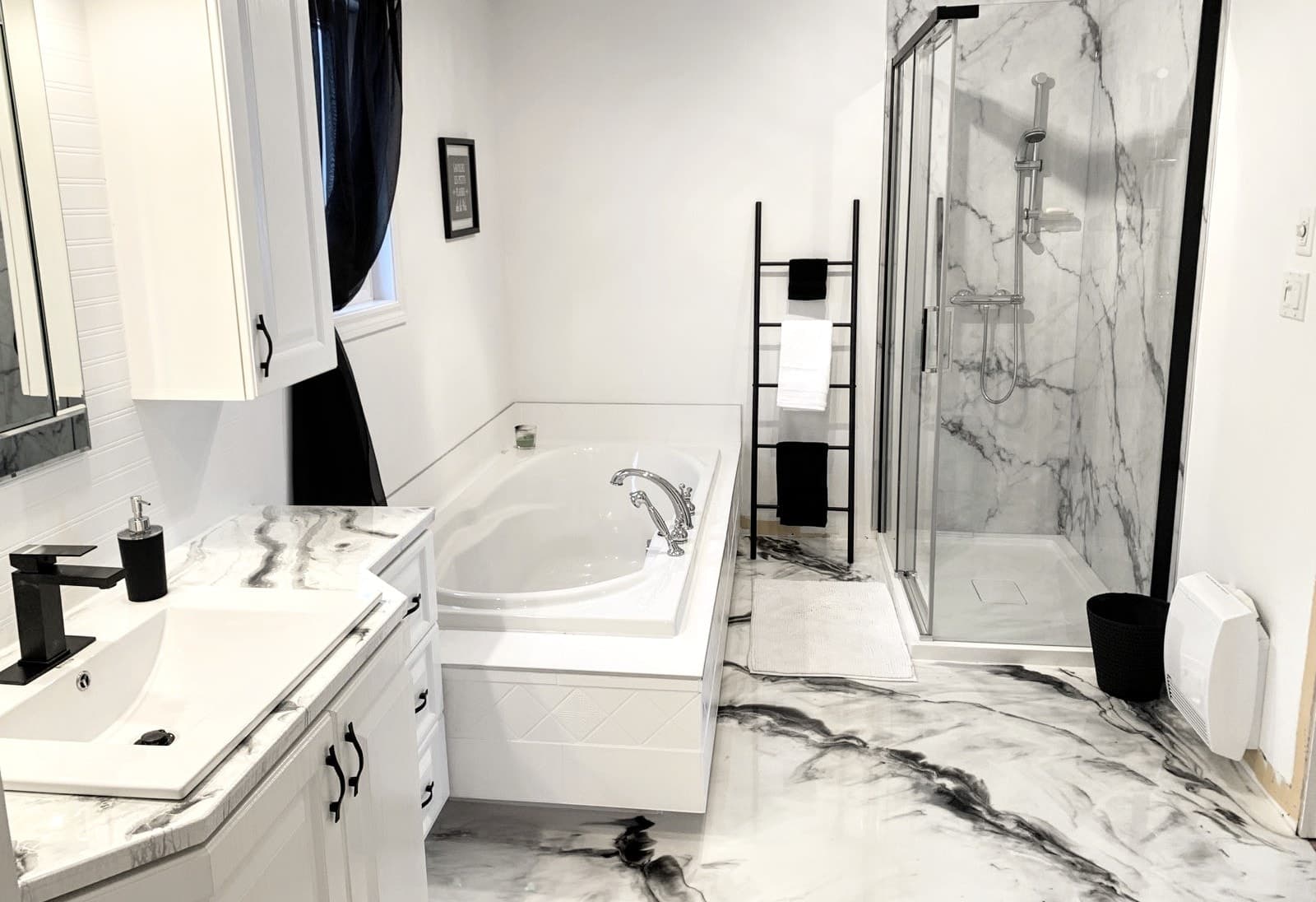 Beautiful Bathtub and Shower Remodel